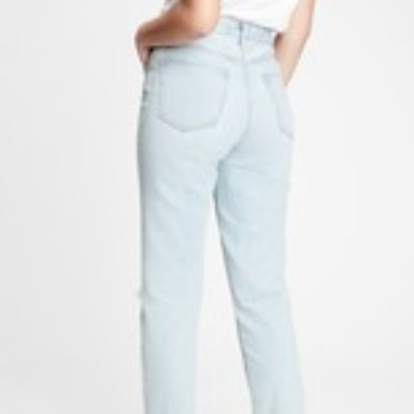 Gap Mid Rise Destructed Boyfriend Jeans Size 12 - Picture 2 of 4